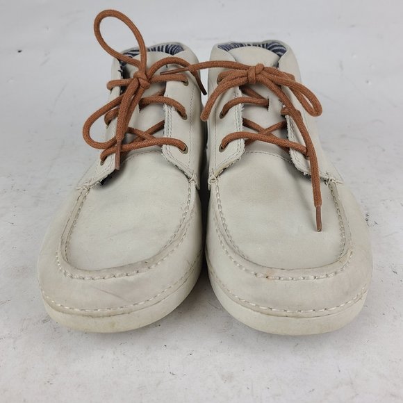 UGG Kaldwell Light Beige Bone Leather Chukka Ankle Boots Men Size 9 main image 7